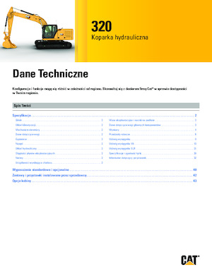 Excavatoare pe șenile Caterpillar 320