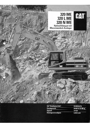 Excavatoare pe șenile Caterpillar 320 L