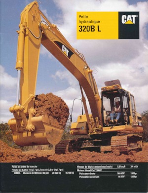 Excavatoare pe șenile Caterpillar 320B