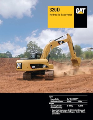 Excavatoare pe șenile Caterpillar 320D