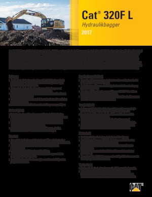 Excavatoare pe șenile Caterpillar 320F L