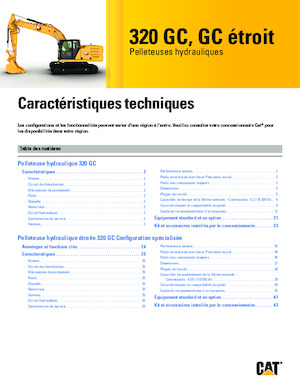 Excavatoare pe șenile Caterpillar 320GC