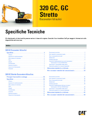 Excavatoare pe șenile Caterpillar 320GC