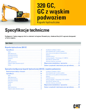 Excavatoare pe șenile Caterpillar 320GC