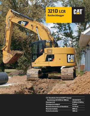 Excavatoare pe șenile Caterpillar 321D LCR
