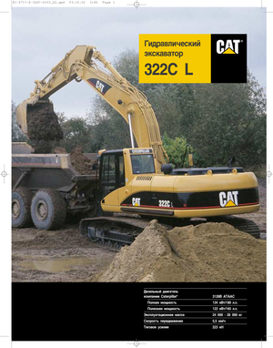Excavatoare pe șenile Caterpillar 322 CLN