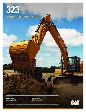 Excavatoare pe șenile Caterpillar 323