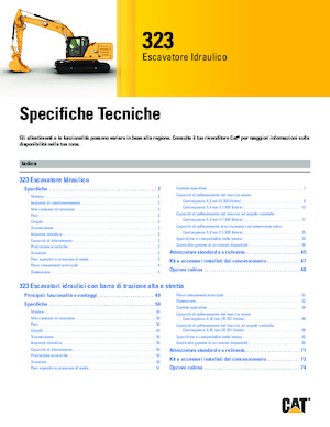 Excavatoare pe șenile Caterpillar 323