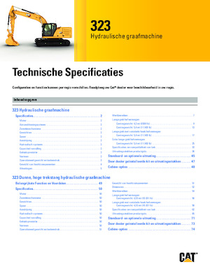 Excavatoare pe șenile Caterpillar 323
