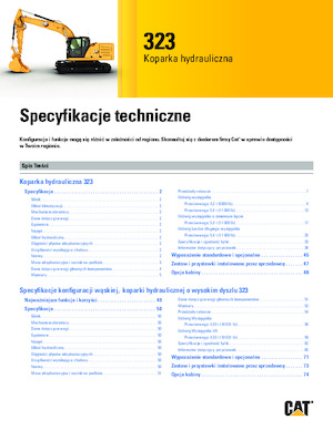 Excavatoare pe șenile Caterpillar 323