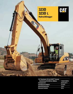 Excavatoare pe șenile Caterpillar 323D L