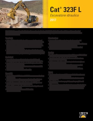 Excavatoare pe șenile Caterpillar 323F L