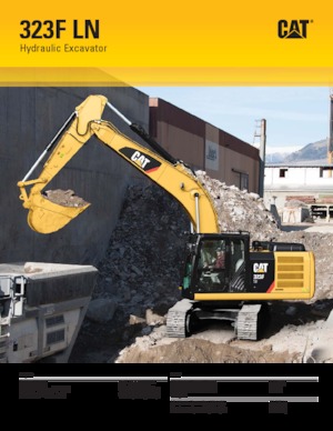 Excavatoare pe șenile Caterpillar 323F LN