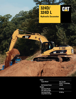 Excavatoare pe șenile Caterpillar 324D LN