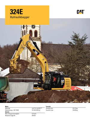 Excavatoare pe șenile Caterpillar 324E LN