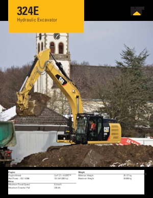 Excavatoare pe șenile Caterpillar 324E