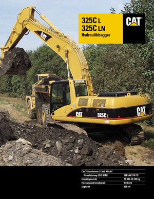 Excavatoare pe șenile Caterpillar 325 C LN