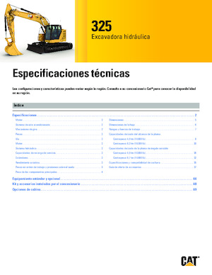 Excavatoare pe șenile Caterpillar 325