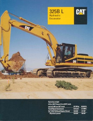 Excavatoare pe șenile Caterpillar 325B