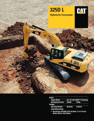 Excavatoare pe șenile Caterpillar 325D