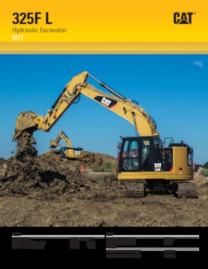 Excavatoare pe șenile Caterpillar 325F L