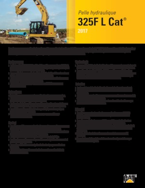 Excavatoare pe șenile Caterpillar 325F L