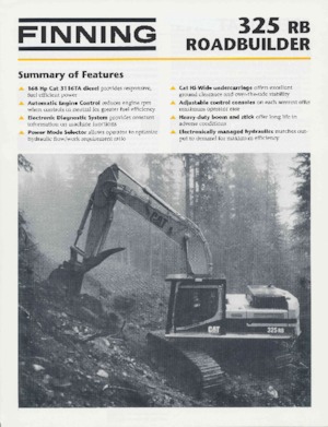 Excavatoare pe șenile Caterpillar 325RB