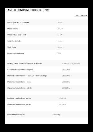 Excavatoare pe șenile Caterpillar 326