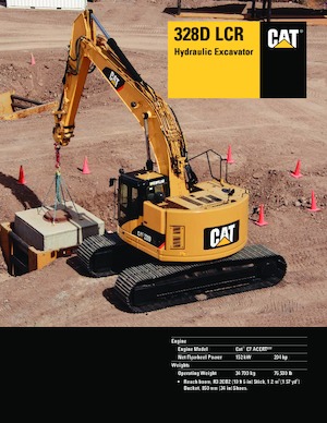 Excavatoare pe șenile Caterpillar 328D