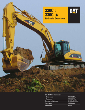 Excavatoare pe șenile Caterpillar 330 C LN