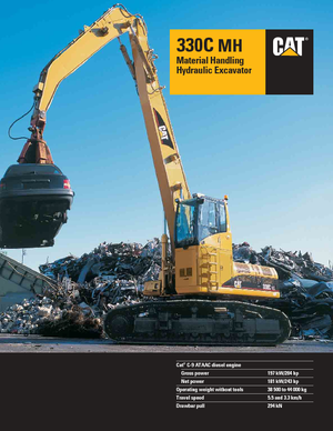 Excavatoare pe șenile Caterpillar 330 C MH