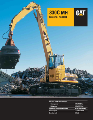 Excavatoare pe șenile Caterpillar 330 C MH