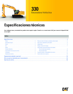 Excavatoare pe șenile Caterpillar 330