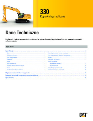 Excavatoare pe șenile Caterpillar 330