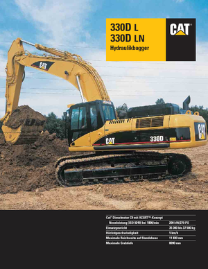 Excavatoare pe șenile Caterpillar 330D LN