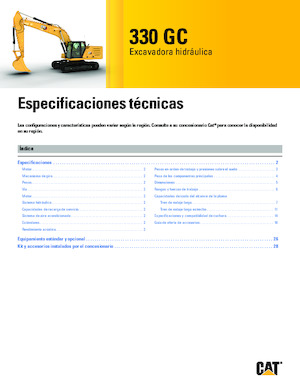 Excavatoare pe șenile Caterpillar 330 GC