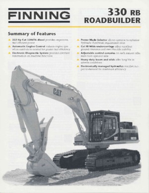 Excavatoare pe șenile Caterpillar 330RB