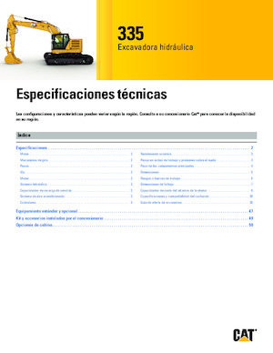 Excavatoare pe șenile Caterpillar 335