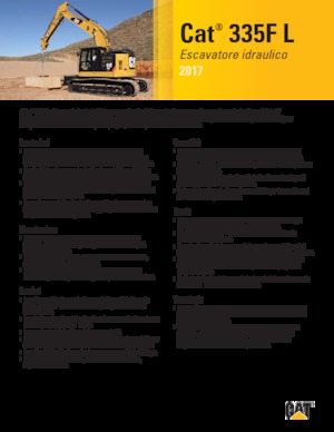 Excavatoare pe șenile Caterpillar 335F L