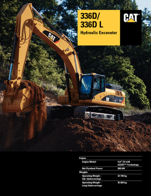 Excavatoare pe șenile Caterpillar 336D LN