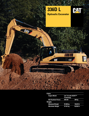 Excavatoare pe șenile Caterpillar 336D LN