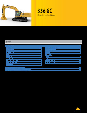 Excavatoare pe șenile Caterpillar 336 GC