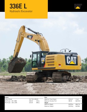 Excavatoare pe șenile Caterpillar 336E