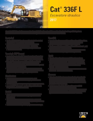 Excavatoare pe șenile Caterpillar 336F L