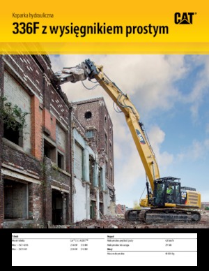 Excavatoare pe șenile Caterpillar 336F L