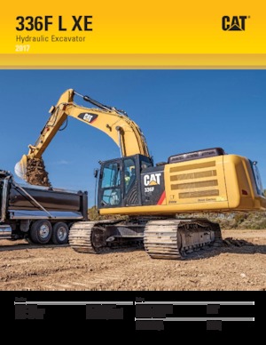Excavatoare pe șenile Caterpillar 336F L XE