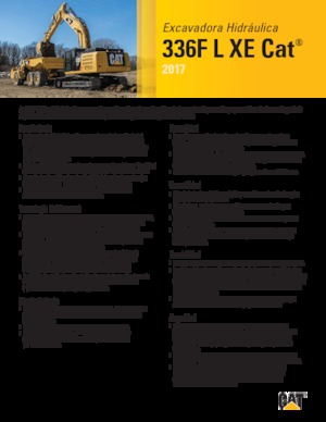 Excavatoare pe șenile Caterpillar 336F L XE