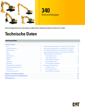 Excavatoare pe șenile Caterpillar 340