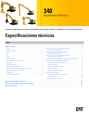 Excavatoare pe șenile Caterpillar 340