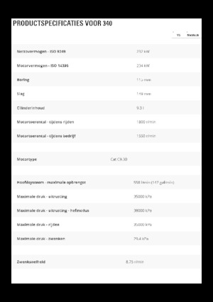 Excavatoare pe șenile Caterpillar 340
